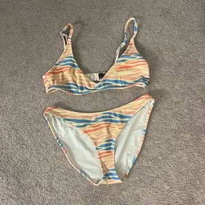 Triangl velvet zebra bikini
